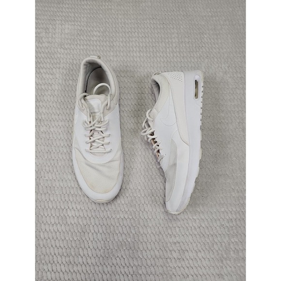 Nike Shoes - Nike Air Max Thea Womens 9 Sneakers Shoes Triple White 599409 115
